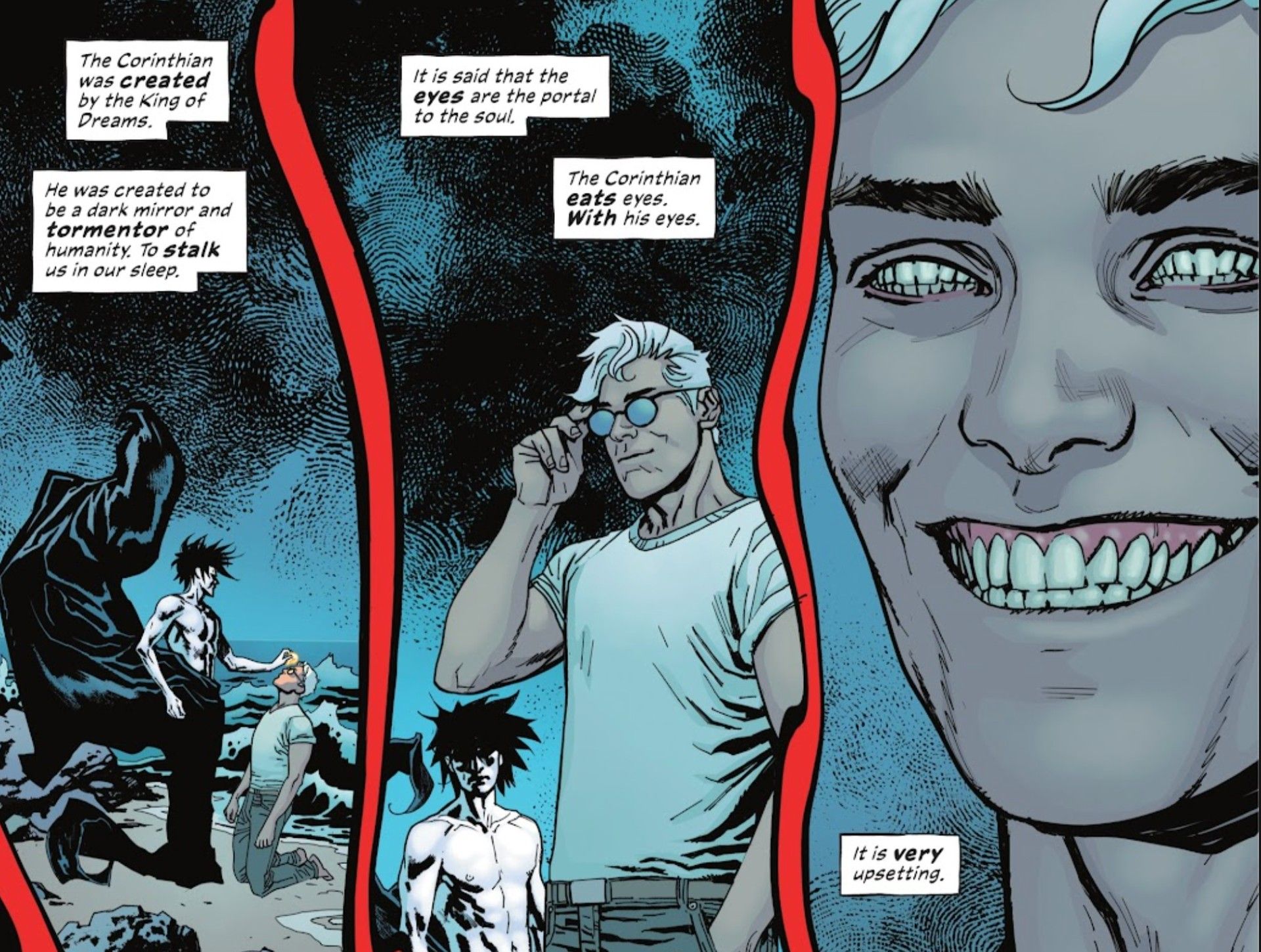 The Corinthian and Dream in Sandman Nightmare Country