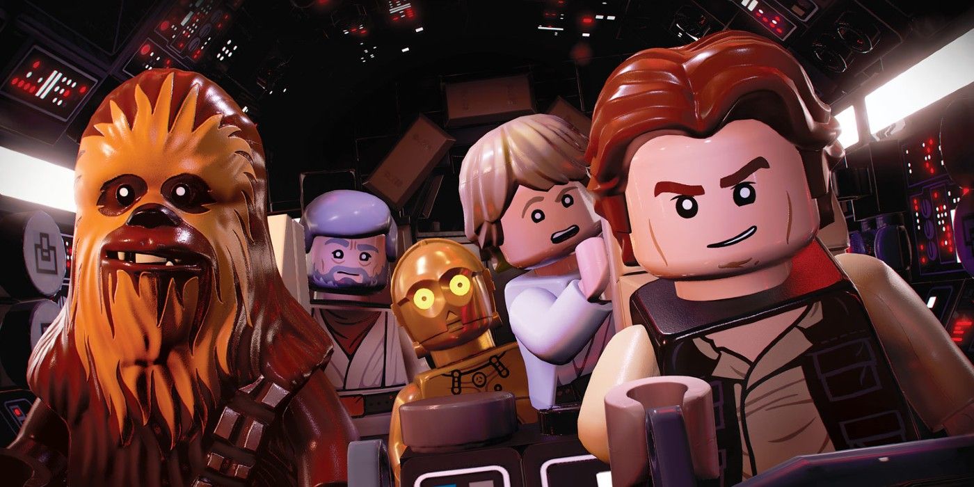 The Falcon in LEGO Star Wars The Skywalker Saga