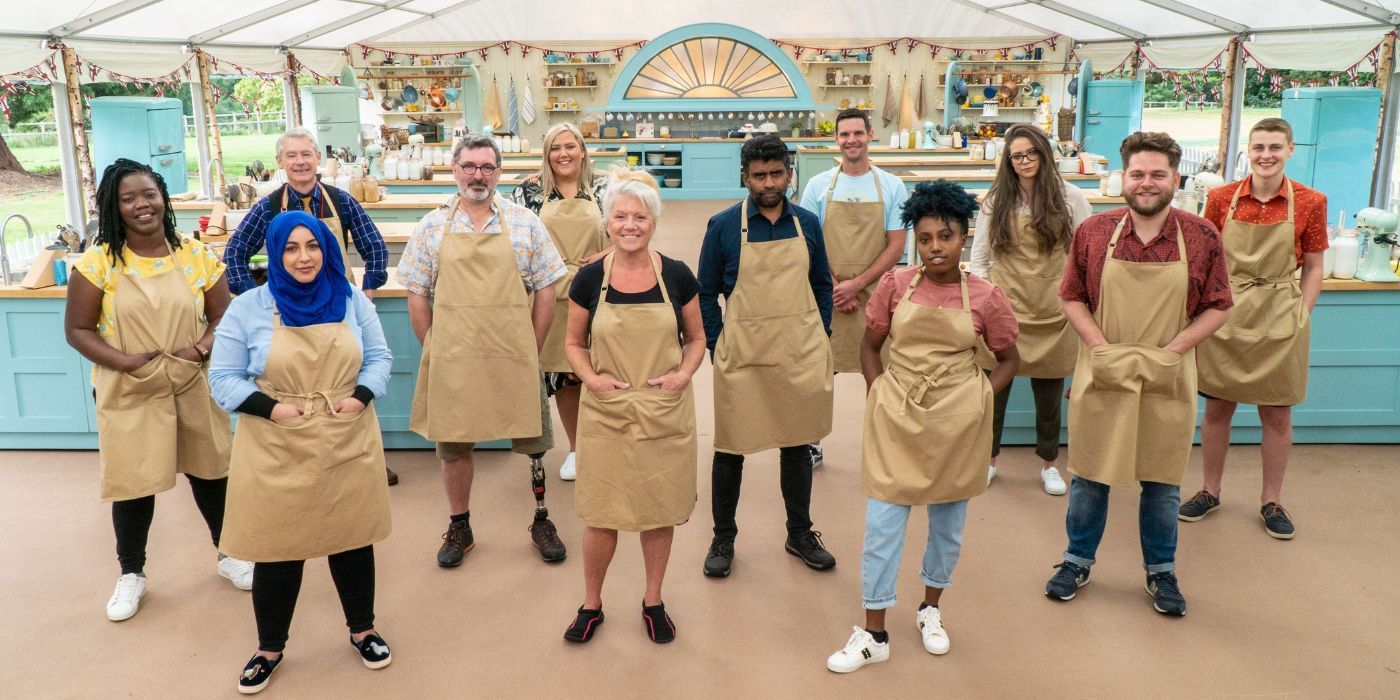 2020 cast of The Great British Bake Off.