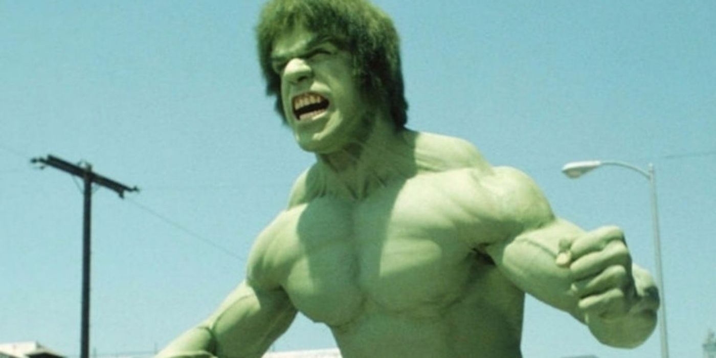 The Hulk roaring in The Incredible Hulk (1977)