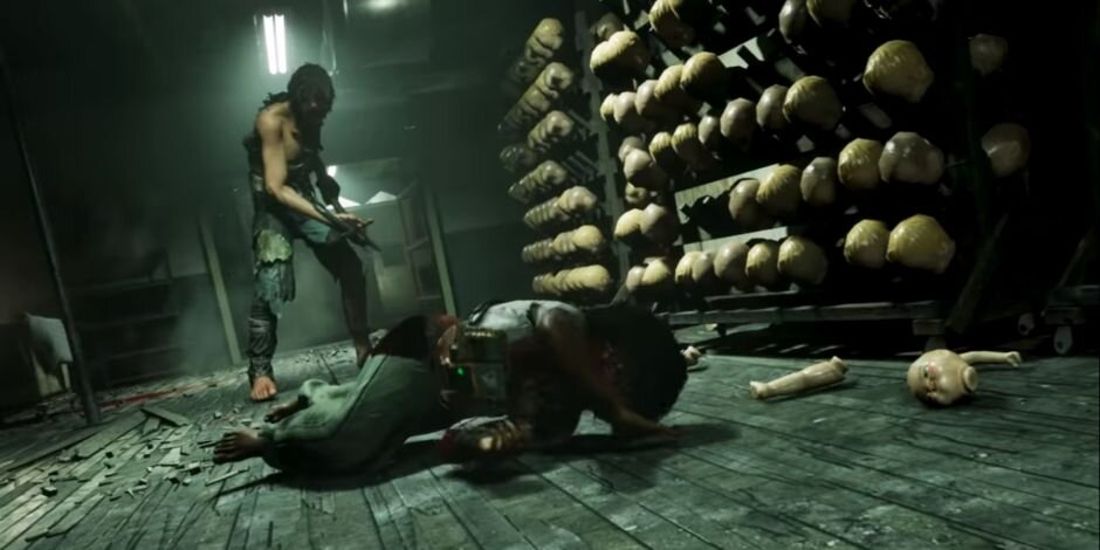 Uma captura de tela do próximo videogame de terror The Outlast Trials.