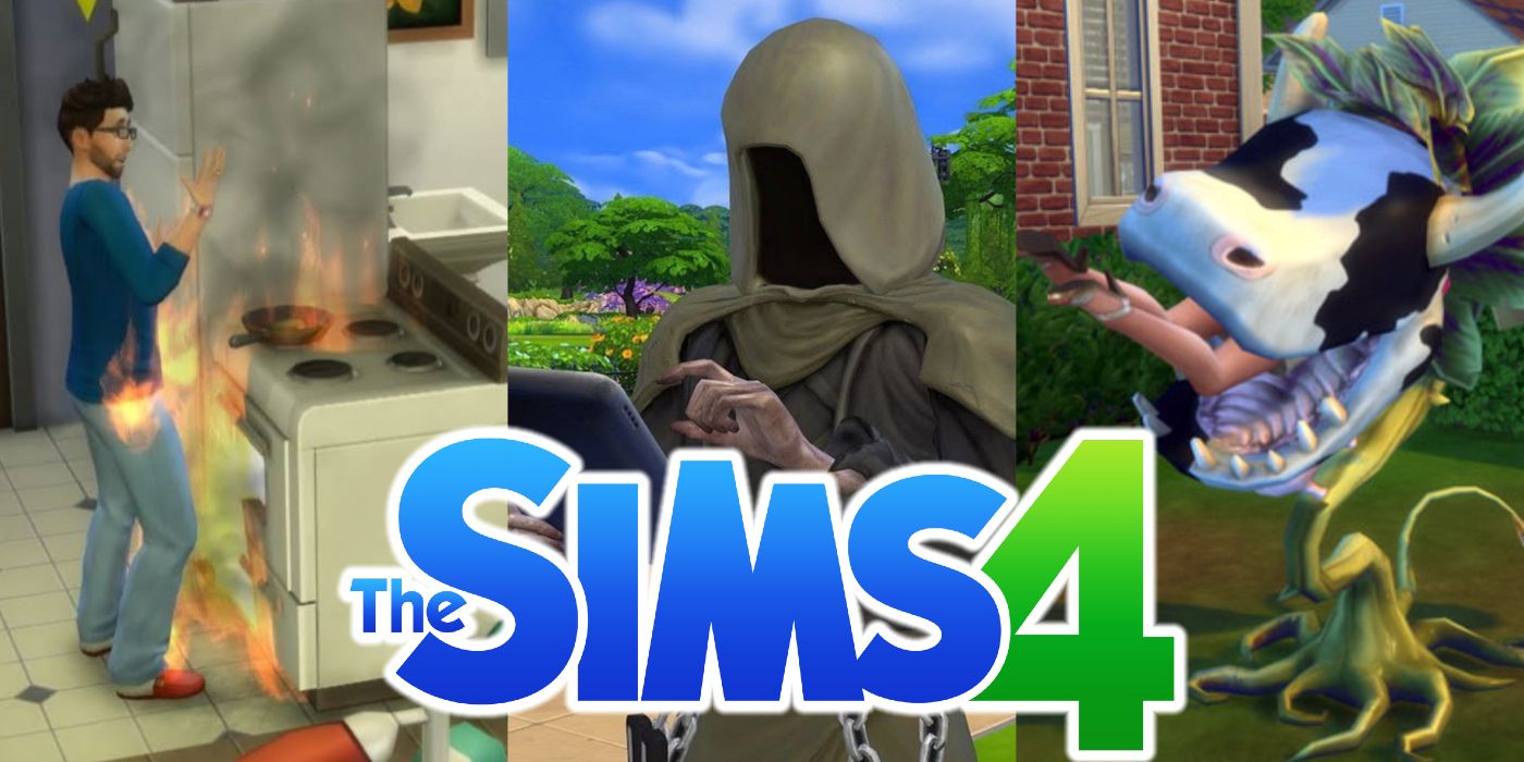 Various ways to die in the video game The Sims 4.