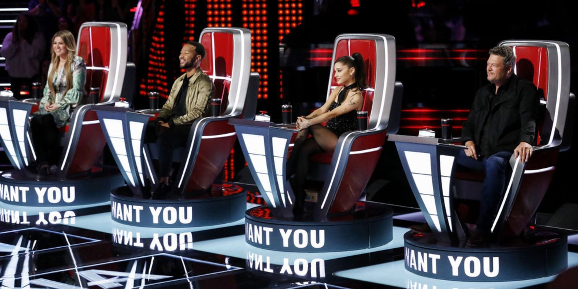 The Voice coaches during the shows blind auditions