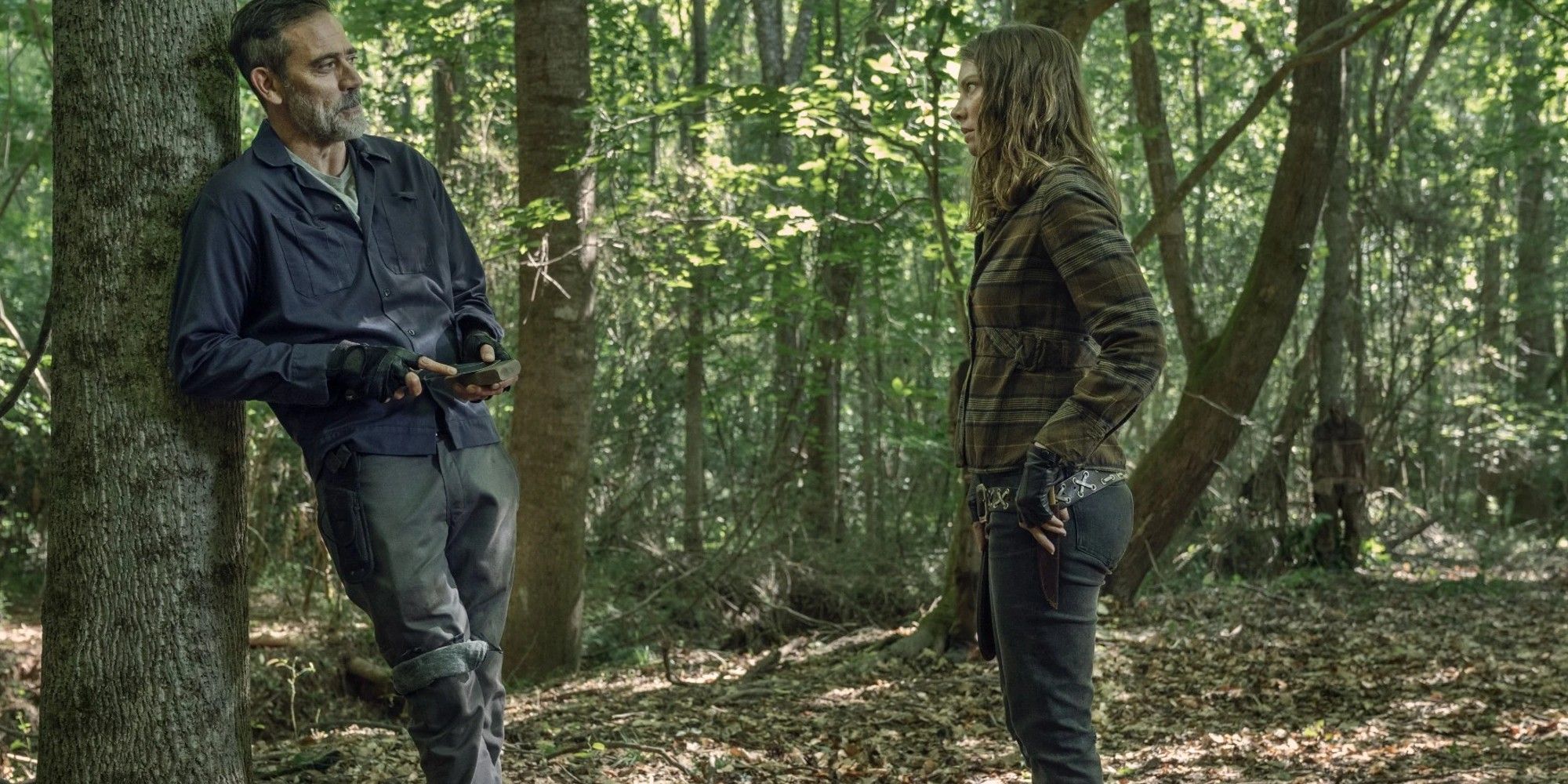 The Walking Dead Jeffrey Dean Morgan e Lauren Cohan como Negan e Maggie