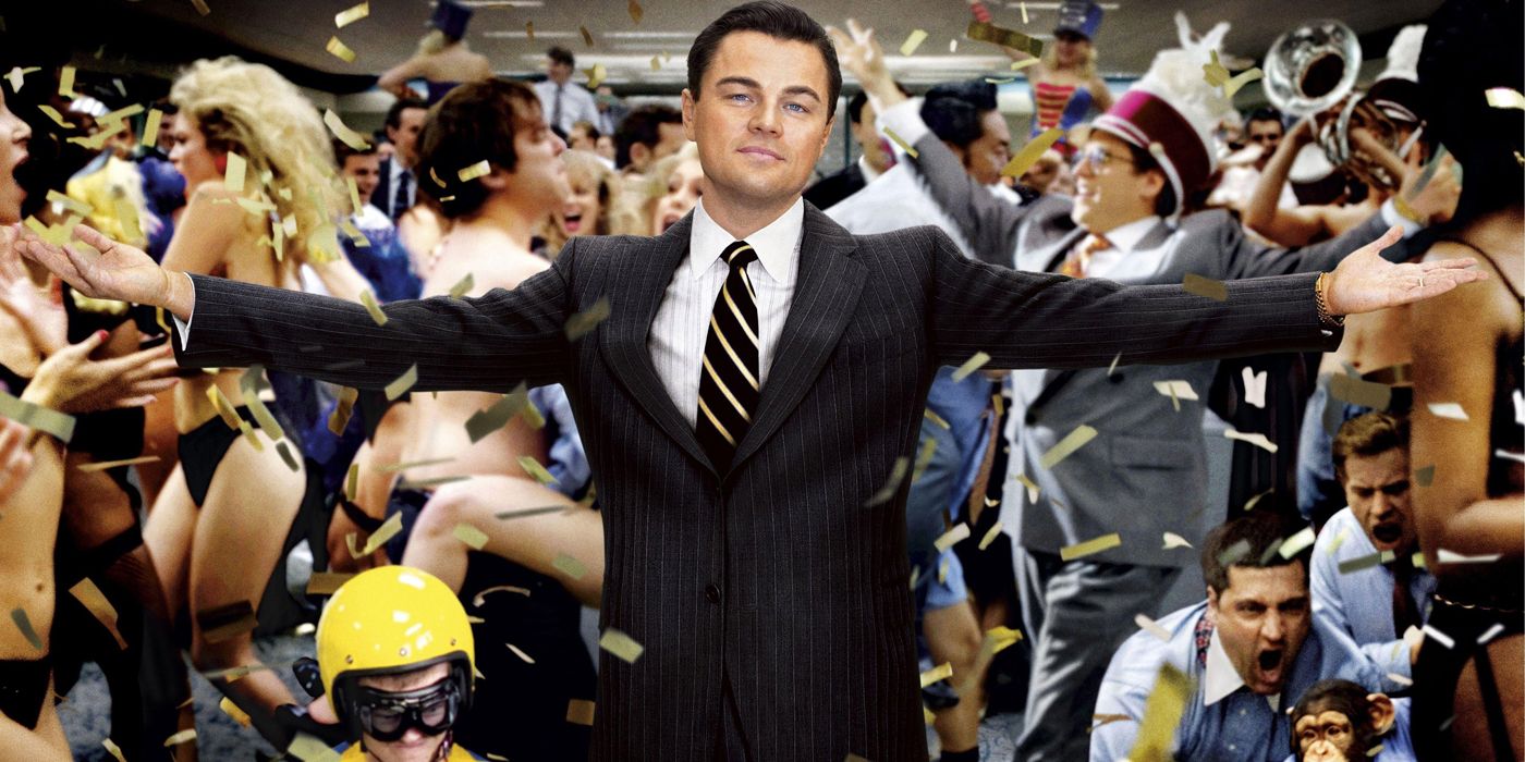 Leonardo DiCaprio dans Le Loup de Wall Street.