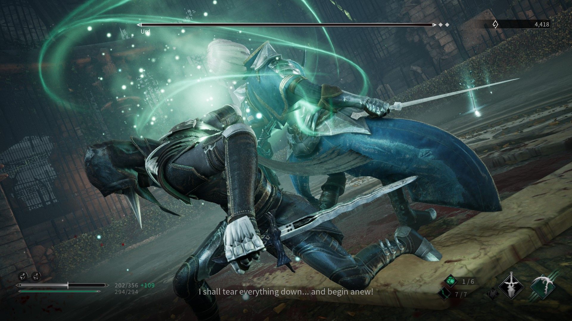 Thymesia Review Boss Fight