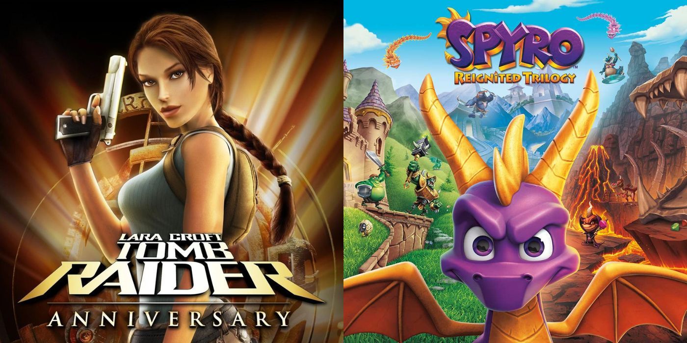 Tomb Raider and Spyro