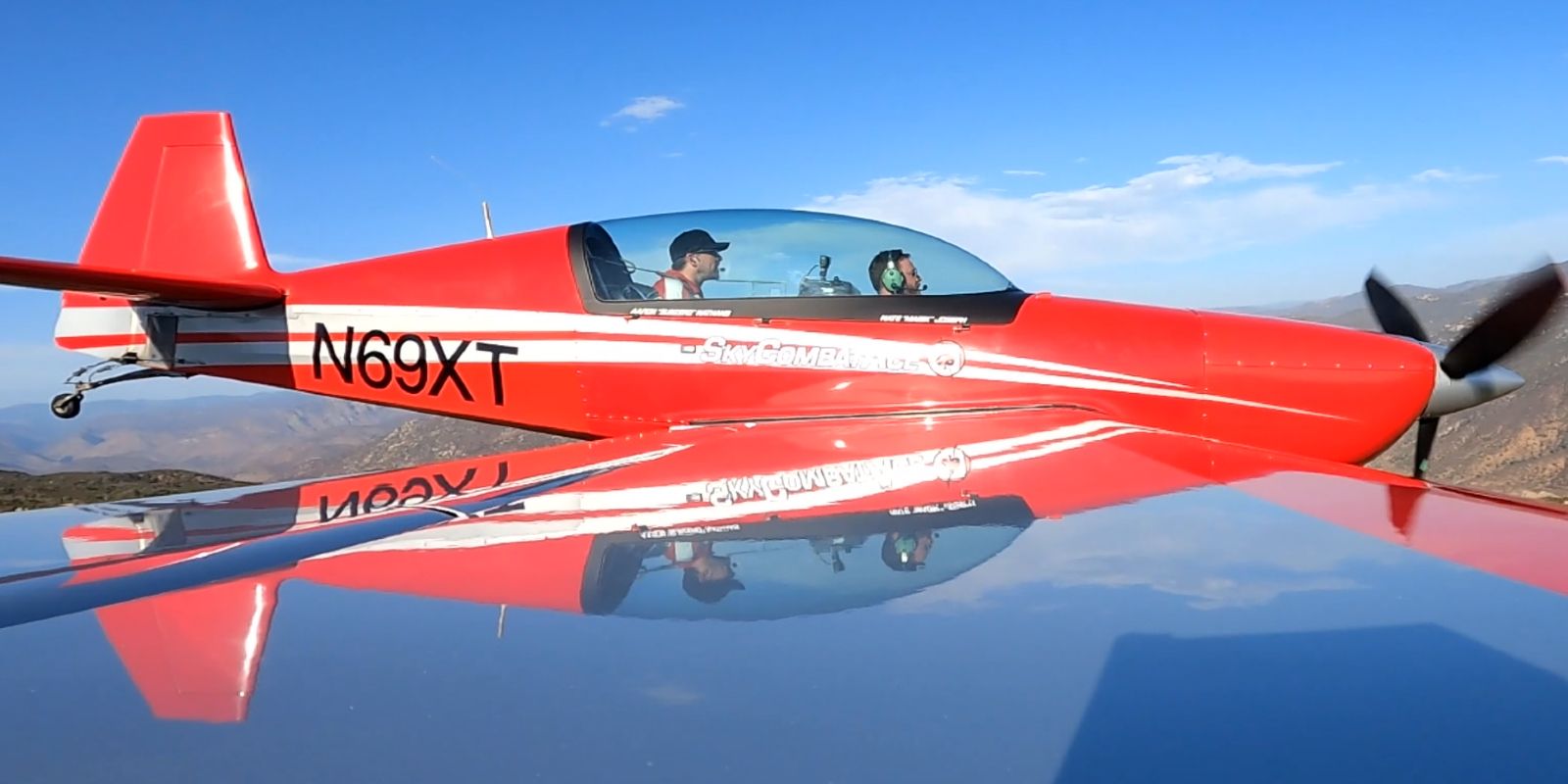 Top Gun Maverick Extra 330 Rob Keyes Flying Interior