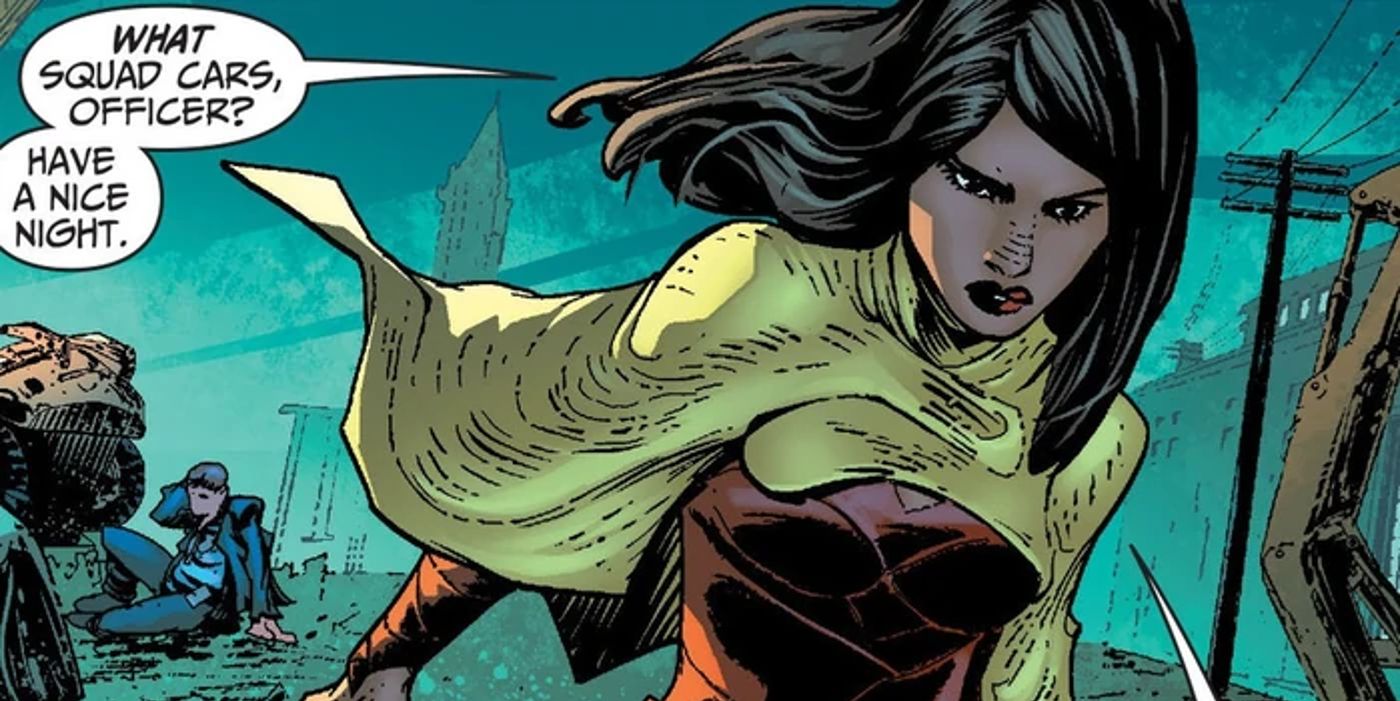 Image of Tremor walking away from an injured man saying