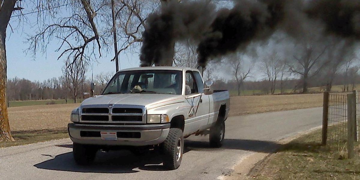 Truck Rolling Coal