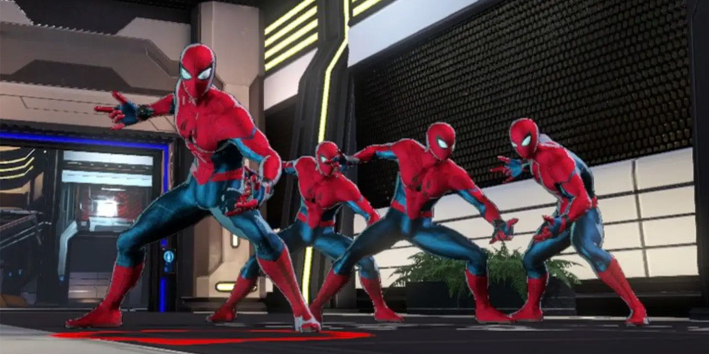Ultimate Alliance 3 - 4 Spider-Man team glitch