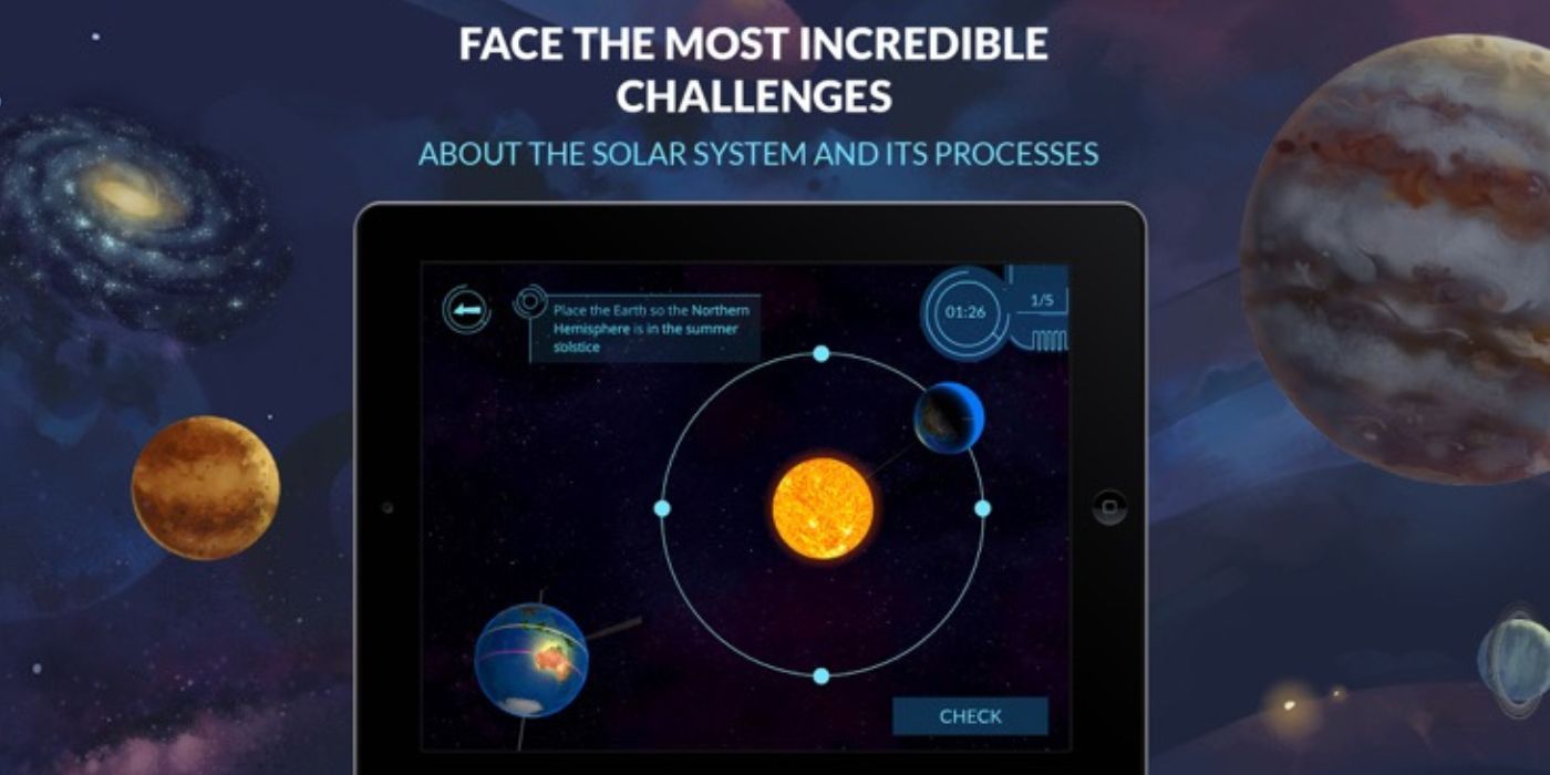 Screencap of Arloon Solar System app