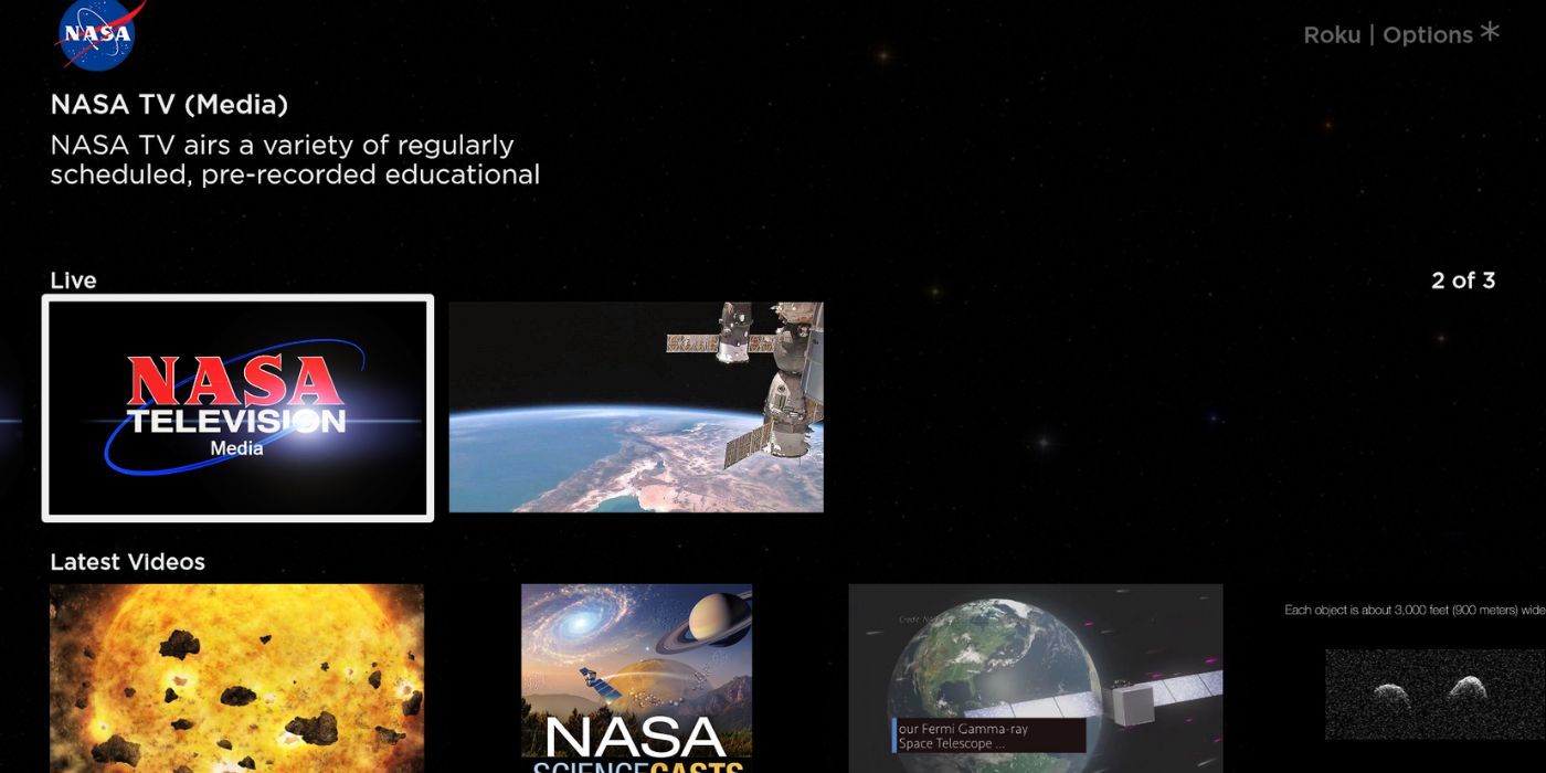 Screenshot of NASA&rsquo;s app