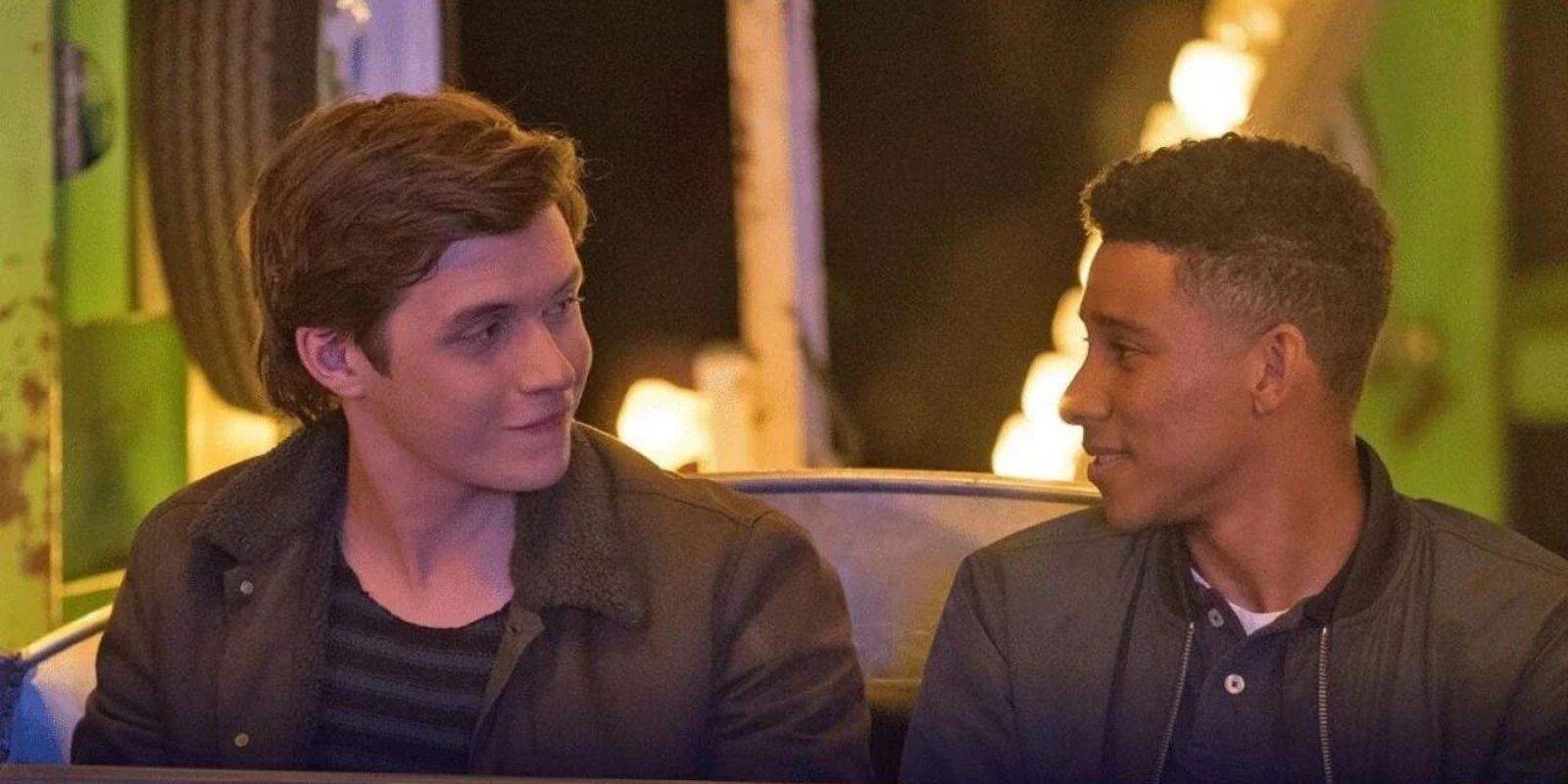 Simon and Bram on ferris wheel scene in Love, Simon