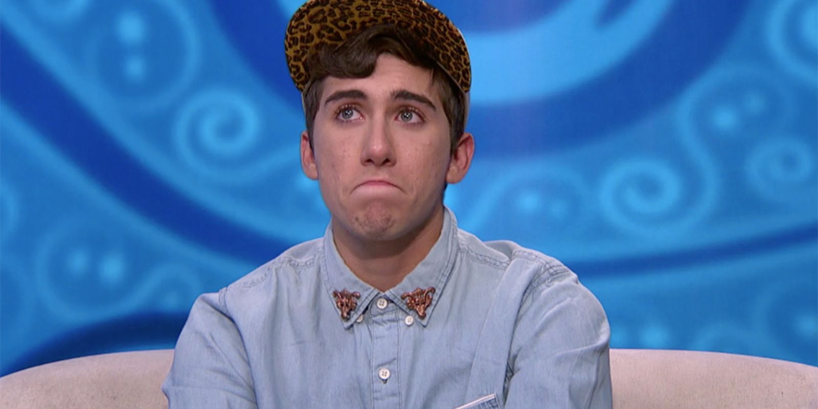 Jason frowning in the diary room