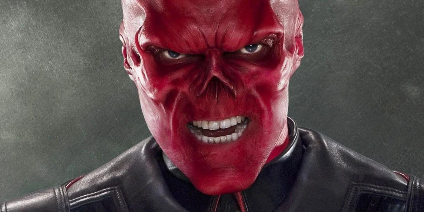 Red Skull staring menacingly