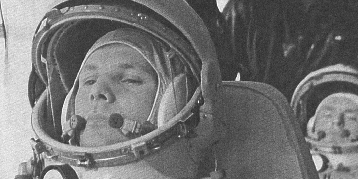 Yuri Gagarin a bordo do Vostok 1