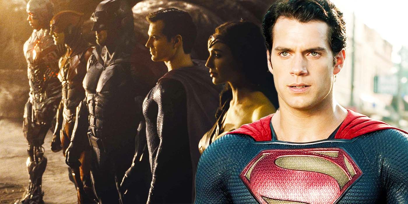 Liga da Justiça no Snyder Cut e Henry Cavill como Superman