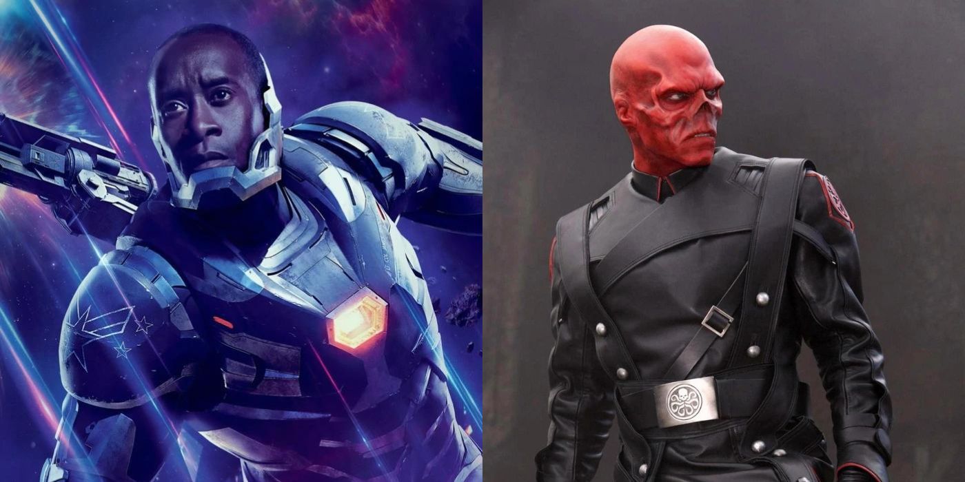 War Machine and Red Skull