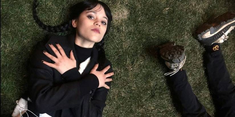 Wednesday (Jenny Ortega) in Tim Burton's Netflix show.