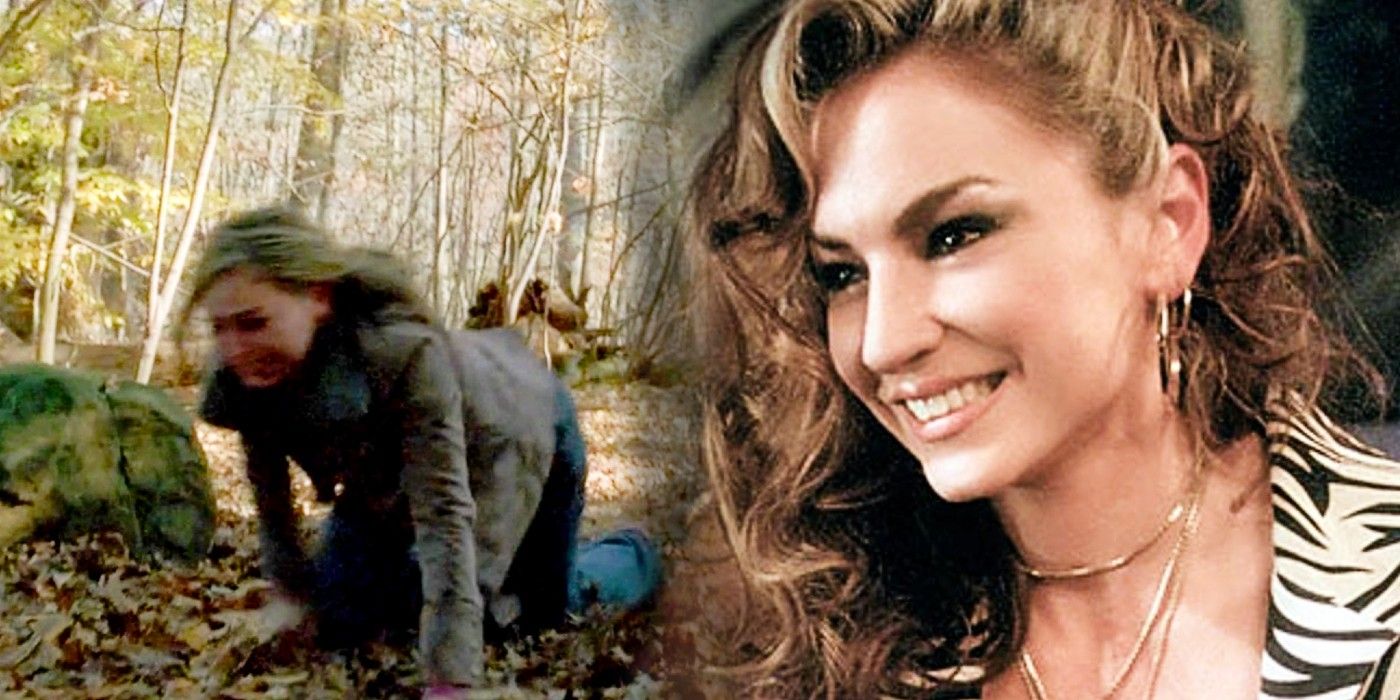 Adriana in the Sopranos - Adriana crawling in her death scene coupled with generic Adriana scene of her smiling