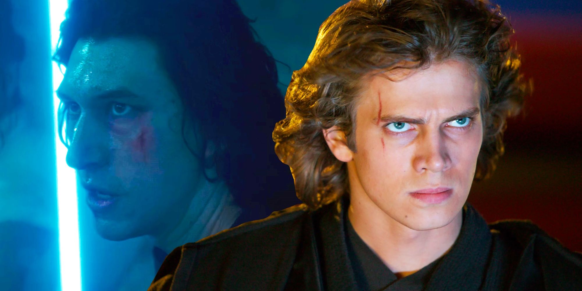 Anakin Skywalker and Ben Solo in Star Wars