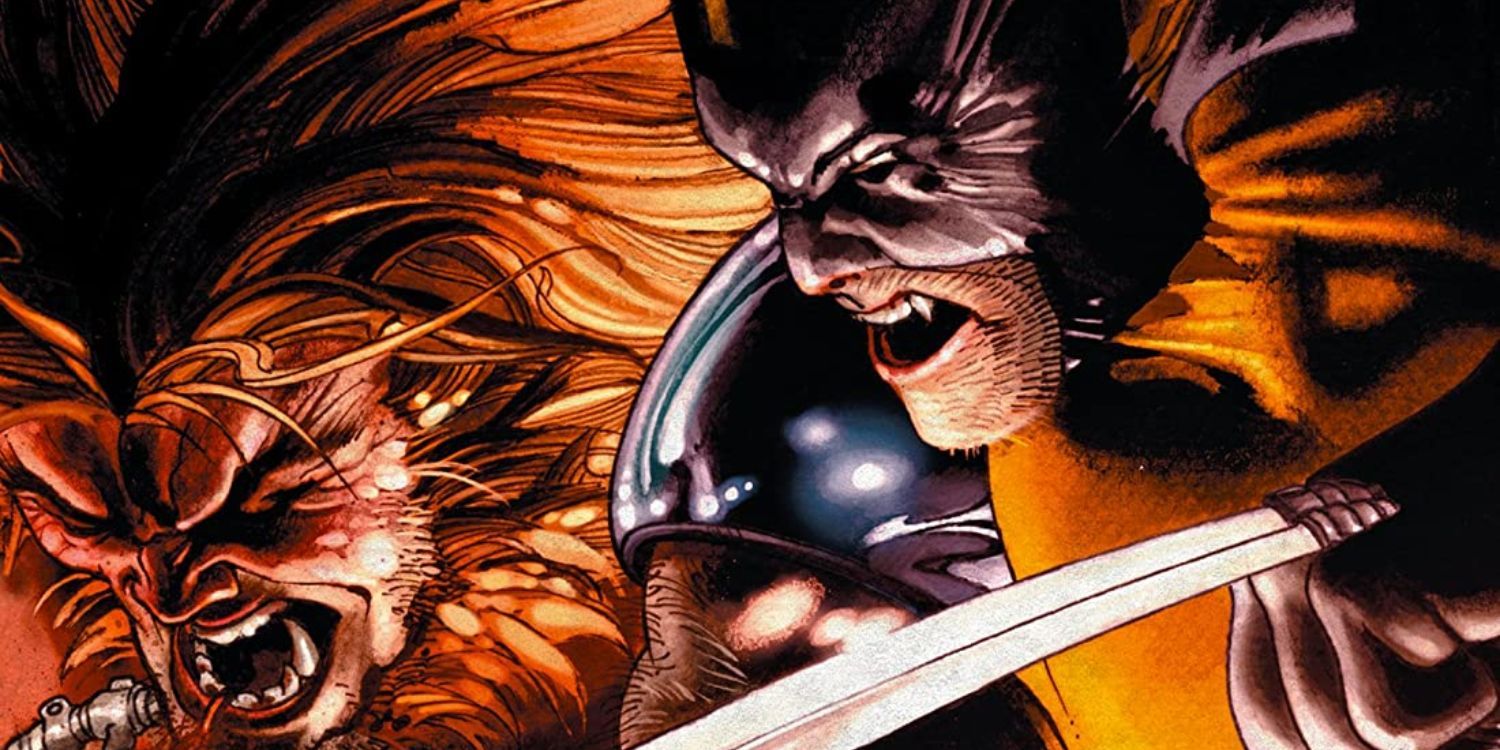 Wolverine vs Sabretooth cover cut