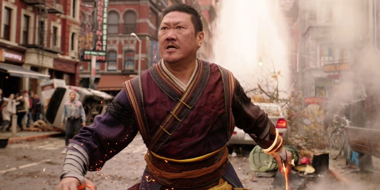 Wong on a New York street in Doctor Strange in the Multiverse of Madness