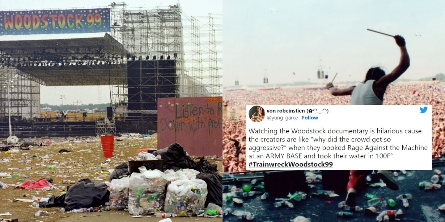 10 Best Twitter Reactions To Trainwreck: Woodstock '99
