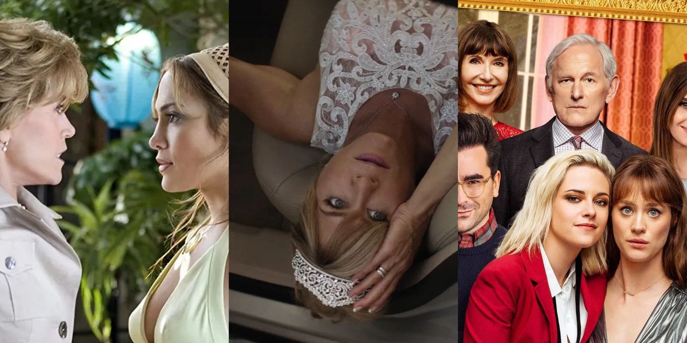 Clips from the movies Monster-In-Law, Dumplin', and Happiest Season. 