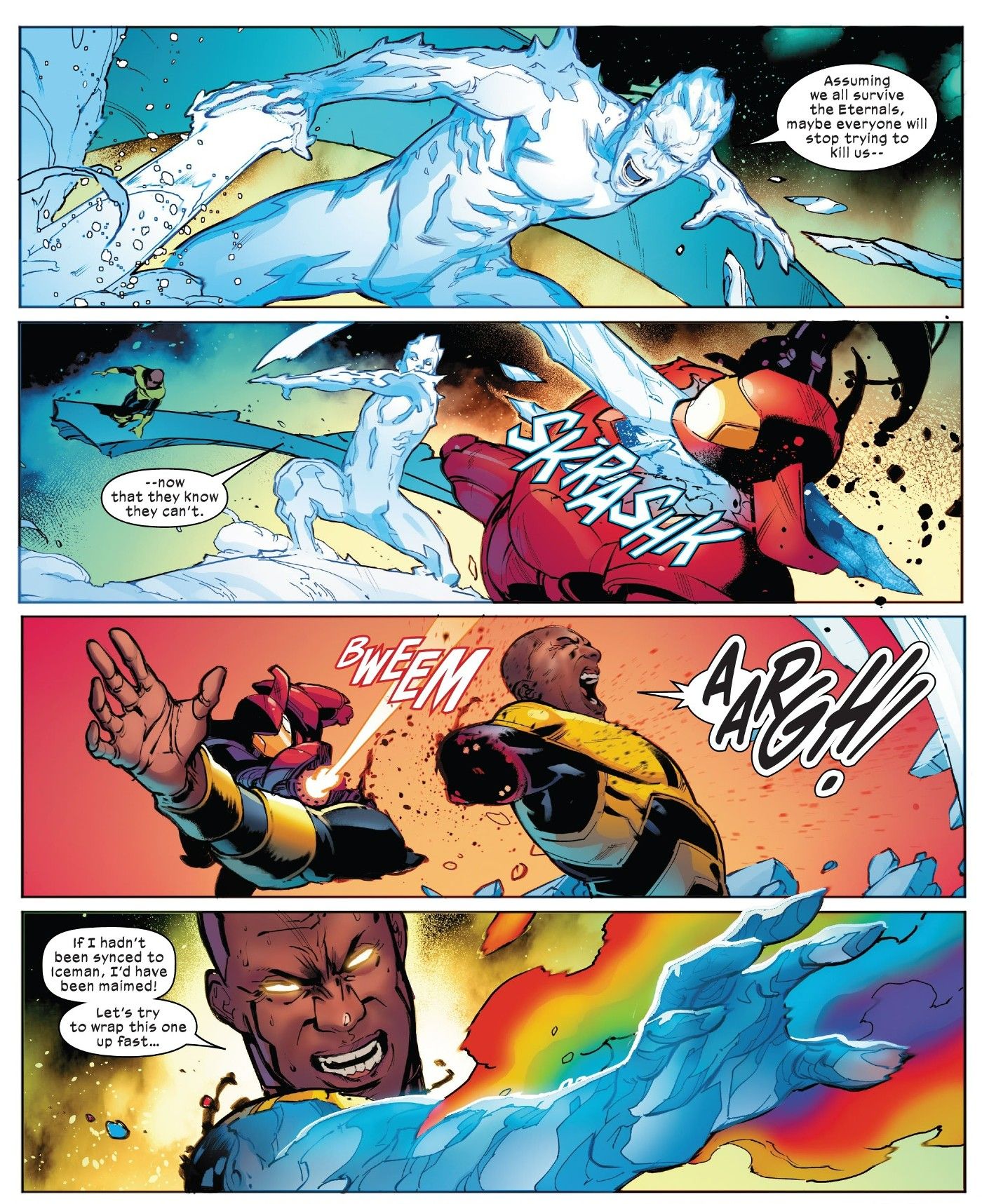 X-Men #13 Iceman Sincronização Fator de Cura