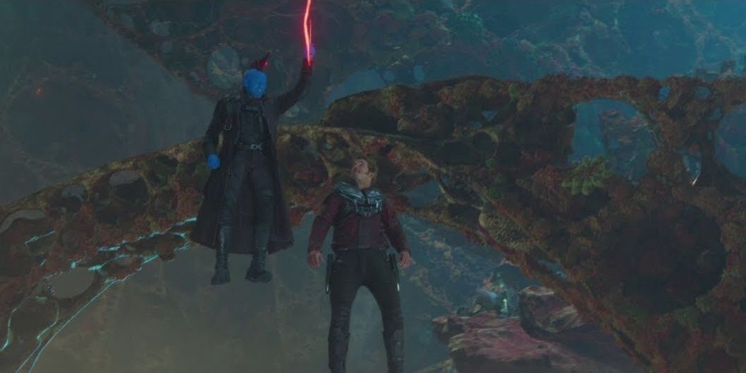 Yondu looks like Mary Poppins in Guardians of the Galaxy Vol 2