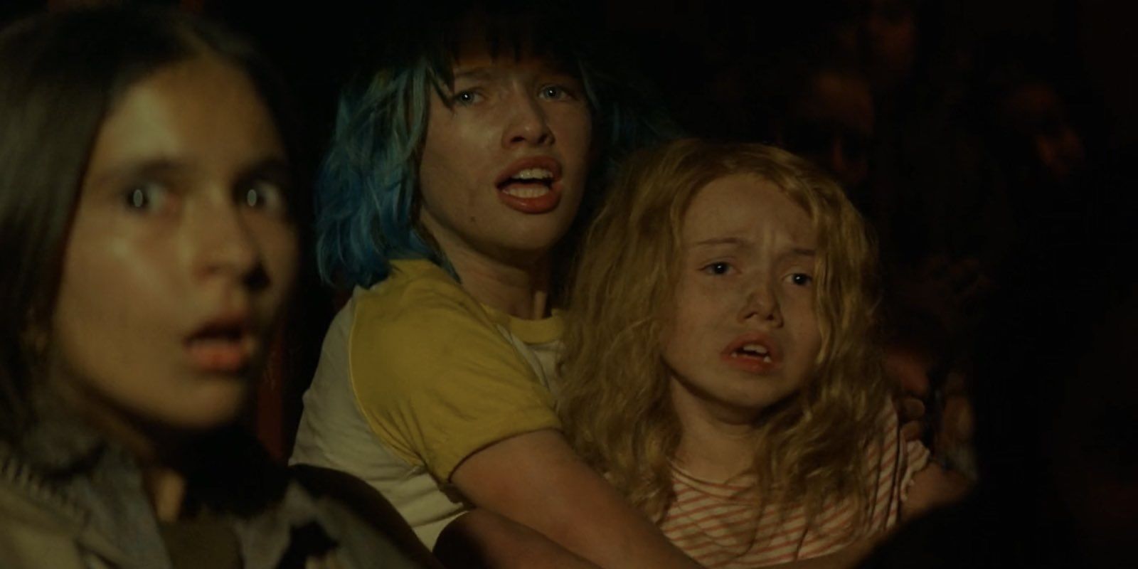 Young Natasha and Yelena in the opening credits of Black Widow