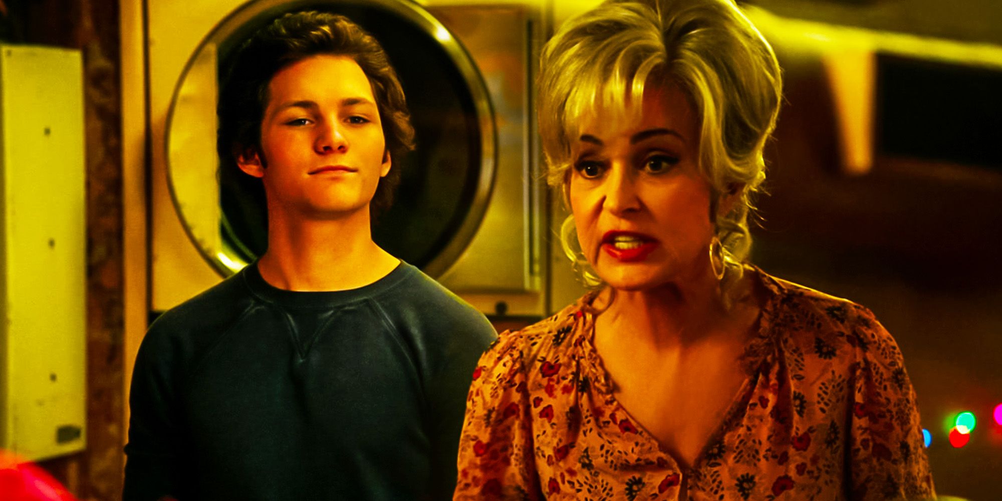 Annie Potts and Montana Jordan in Young Sheldon season 5 cliffhanger
