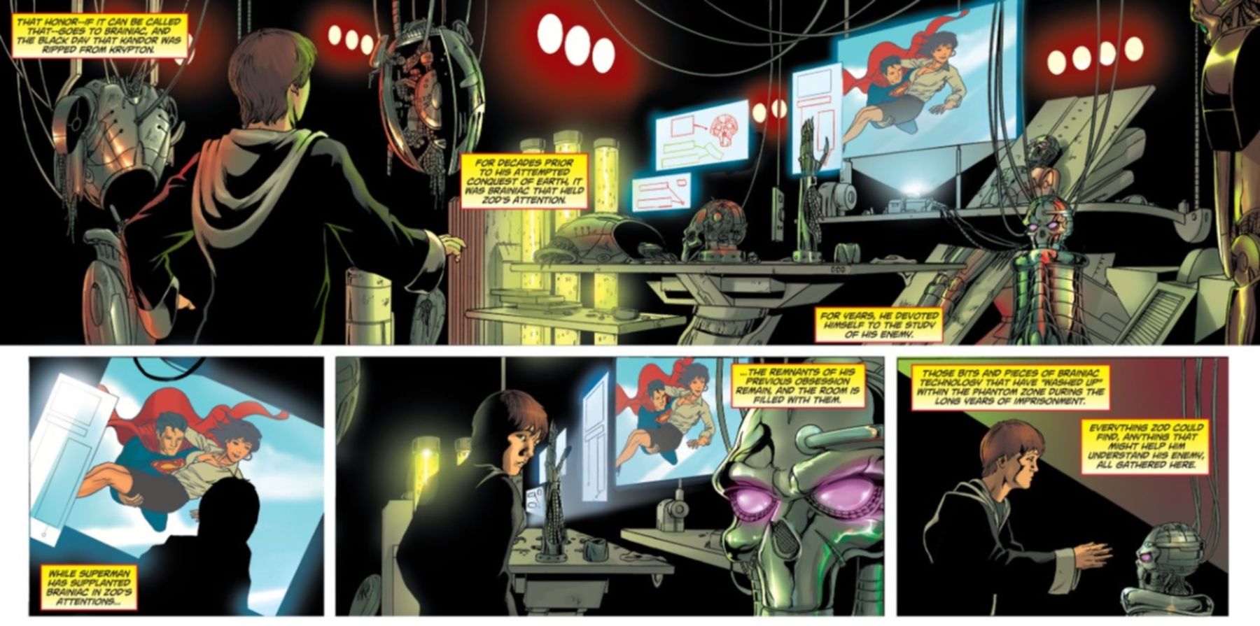 Zod Brainiac Technology DC Comics