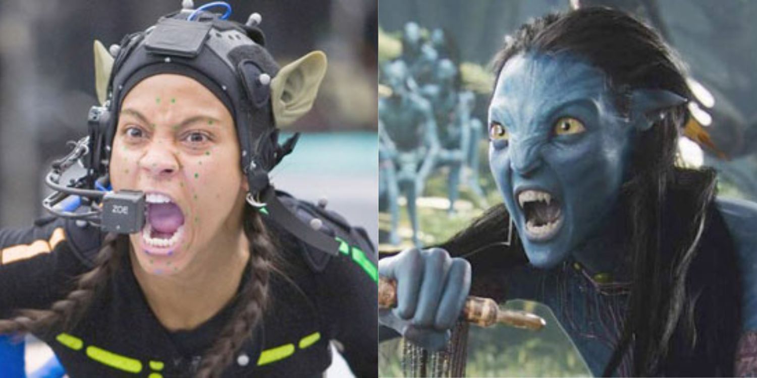 Zoe Saldana Mo-Cap para Avatar