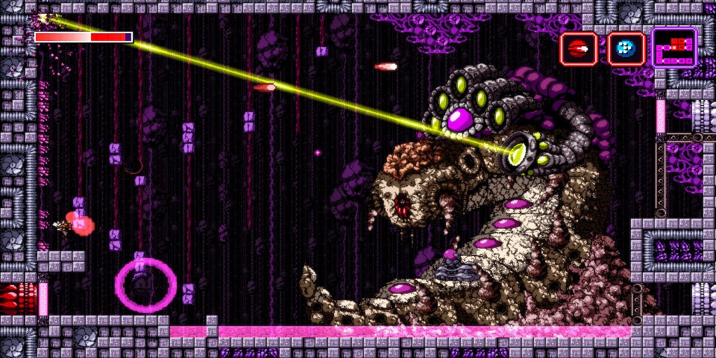 A screenshot from the game Axiom Verge