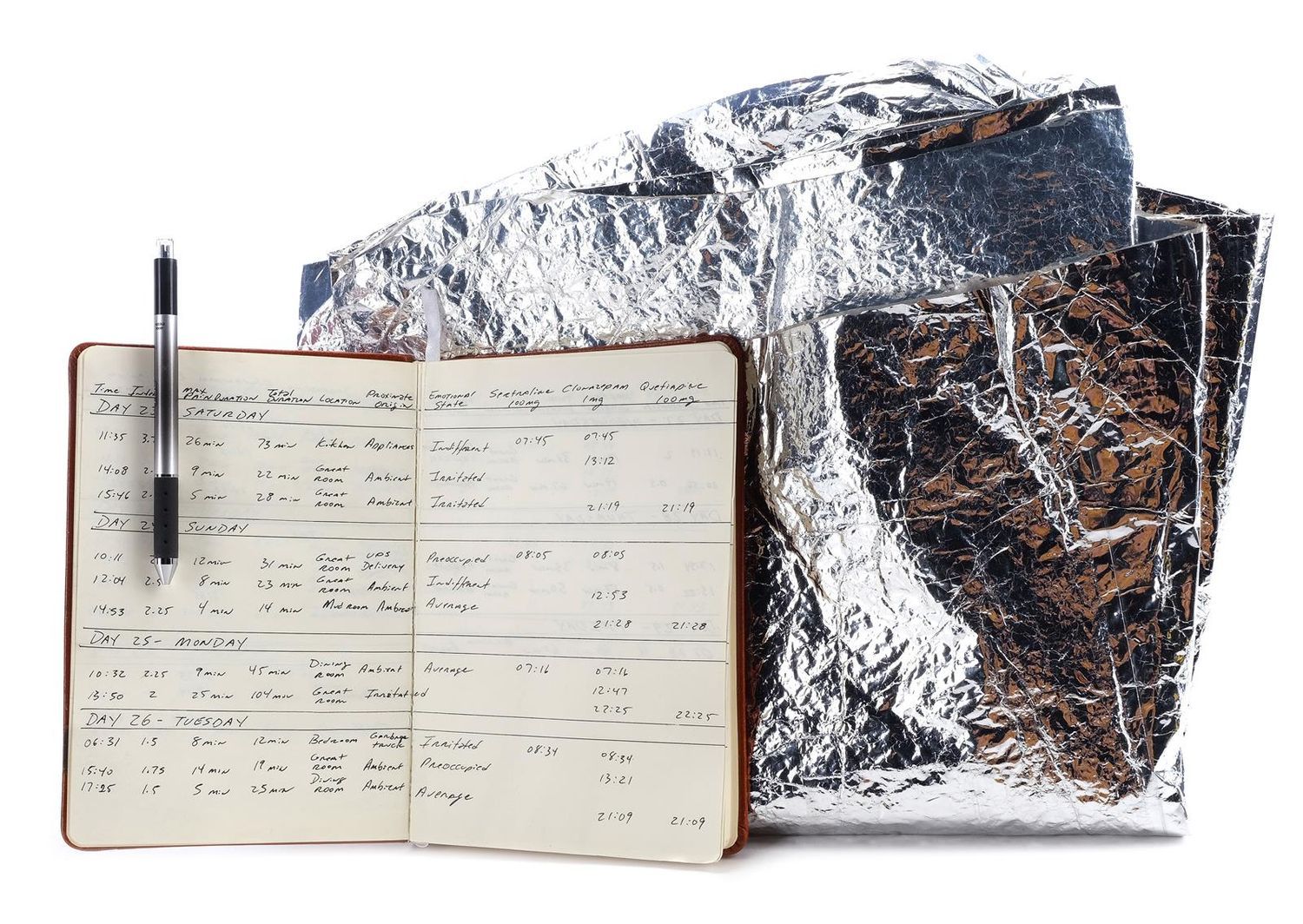 better call saul auction charles mcgill journal space blanket