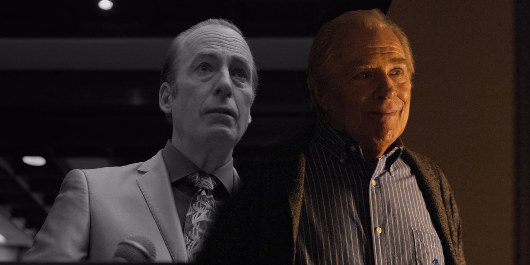 Bob Odenkirk and Michael McKean as Jimmy and Chuck in the Better Call Saul finale