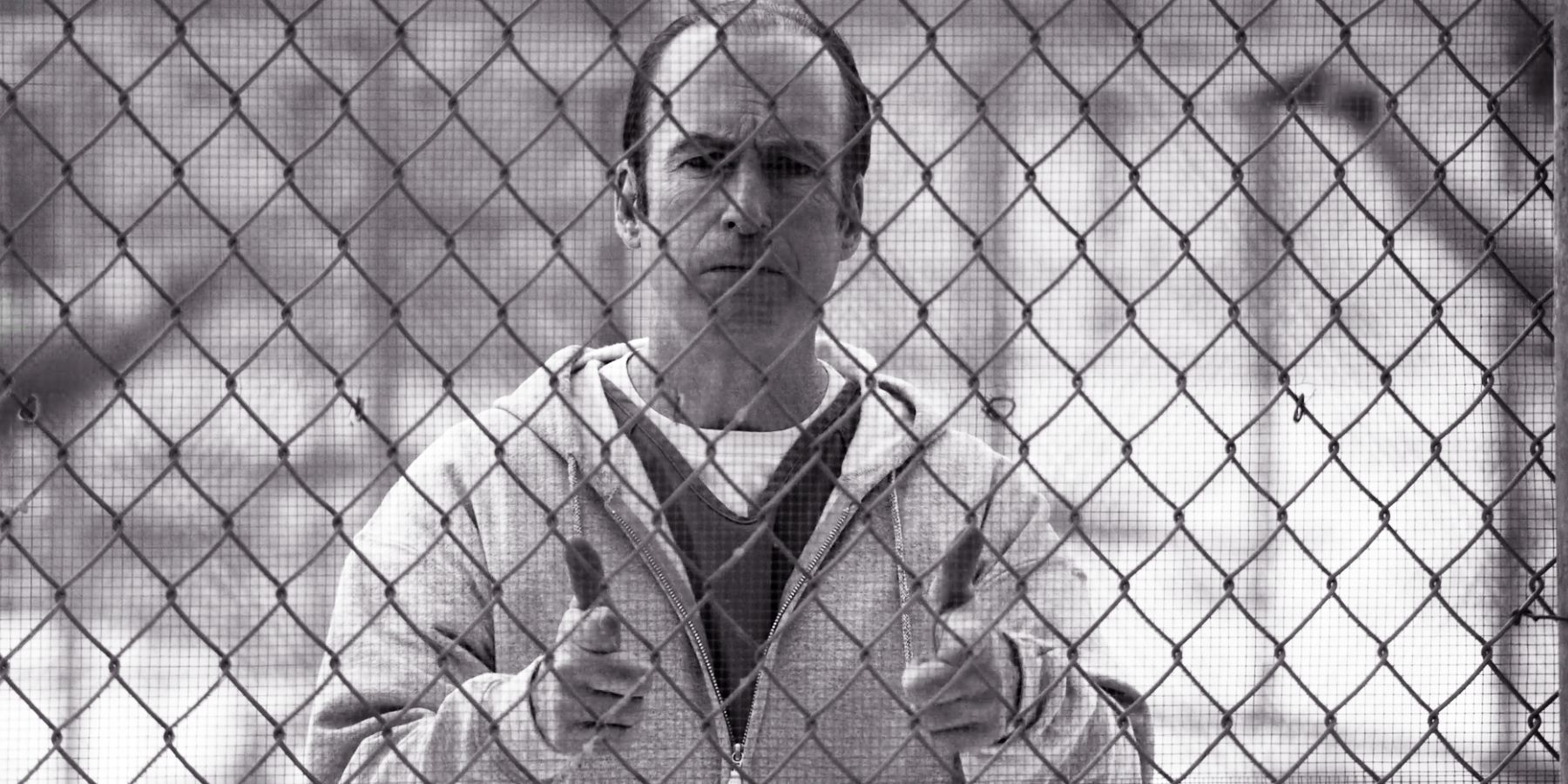 Bob Odenkirk as James McGill in prison in the Better Call Saul finale