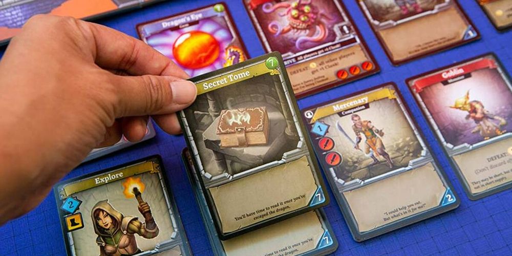Cards are displayed in Clank!