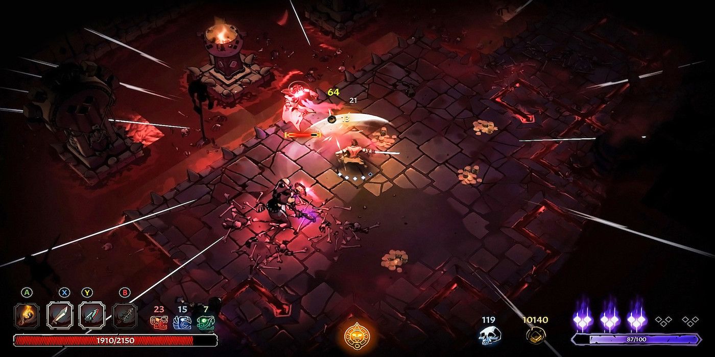 A screenshot from the game Curse of the Dead Gods