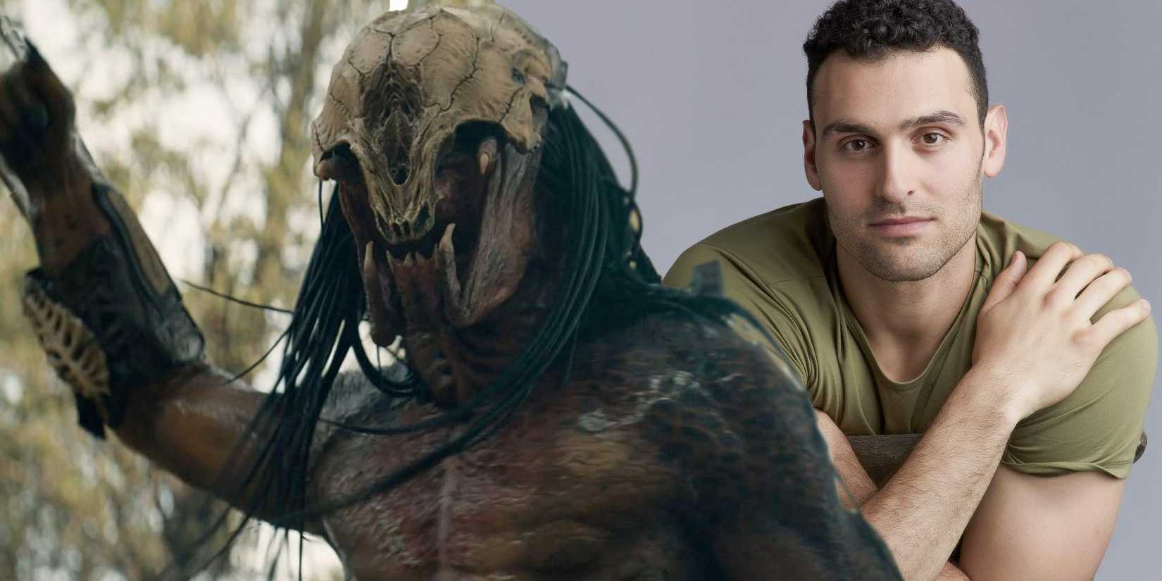 A montage image of Dane Diliegro as The Predator in Prey