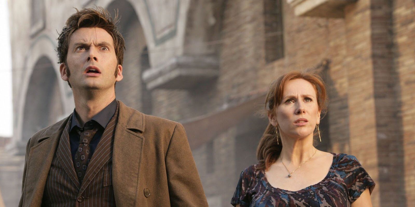 david tennant catherine tate as tenth doctor and donna nobel in doctor who
