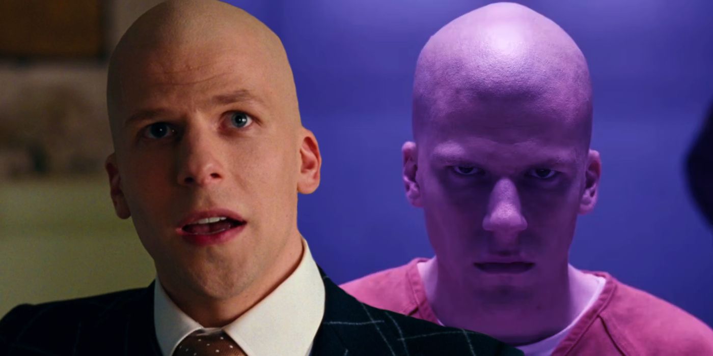 Jesse Eisenberg as Lex Luthor in the DCEU