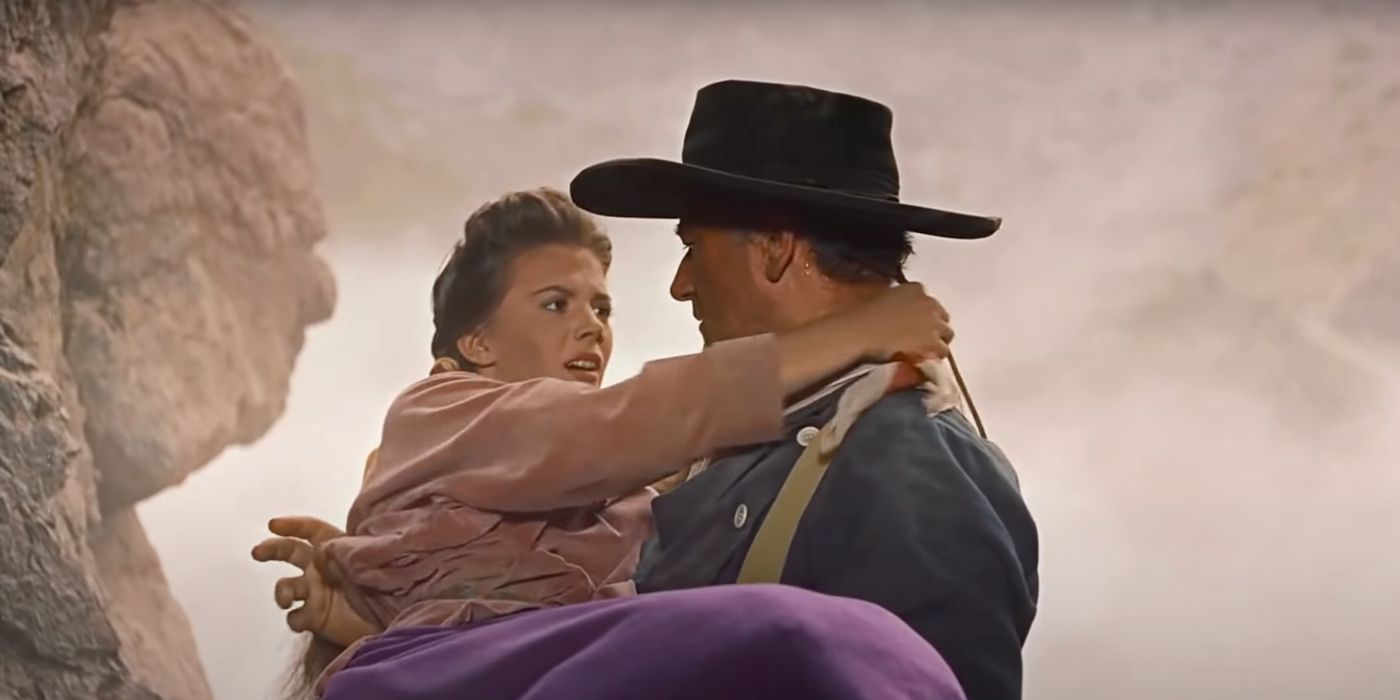 Ethan and Debbie in The Searchers
