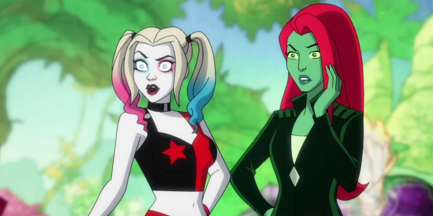 Harley Quinn and Poison Ivy shocked