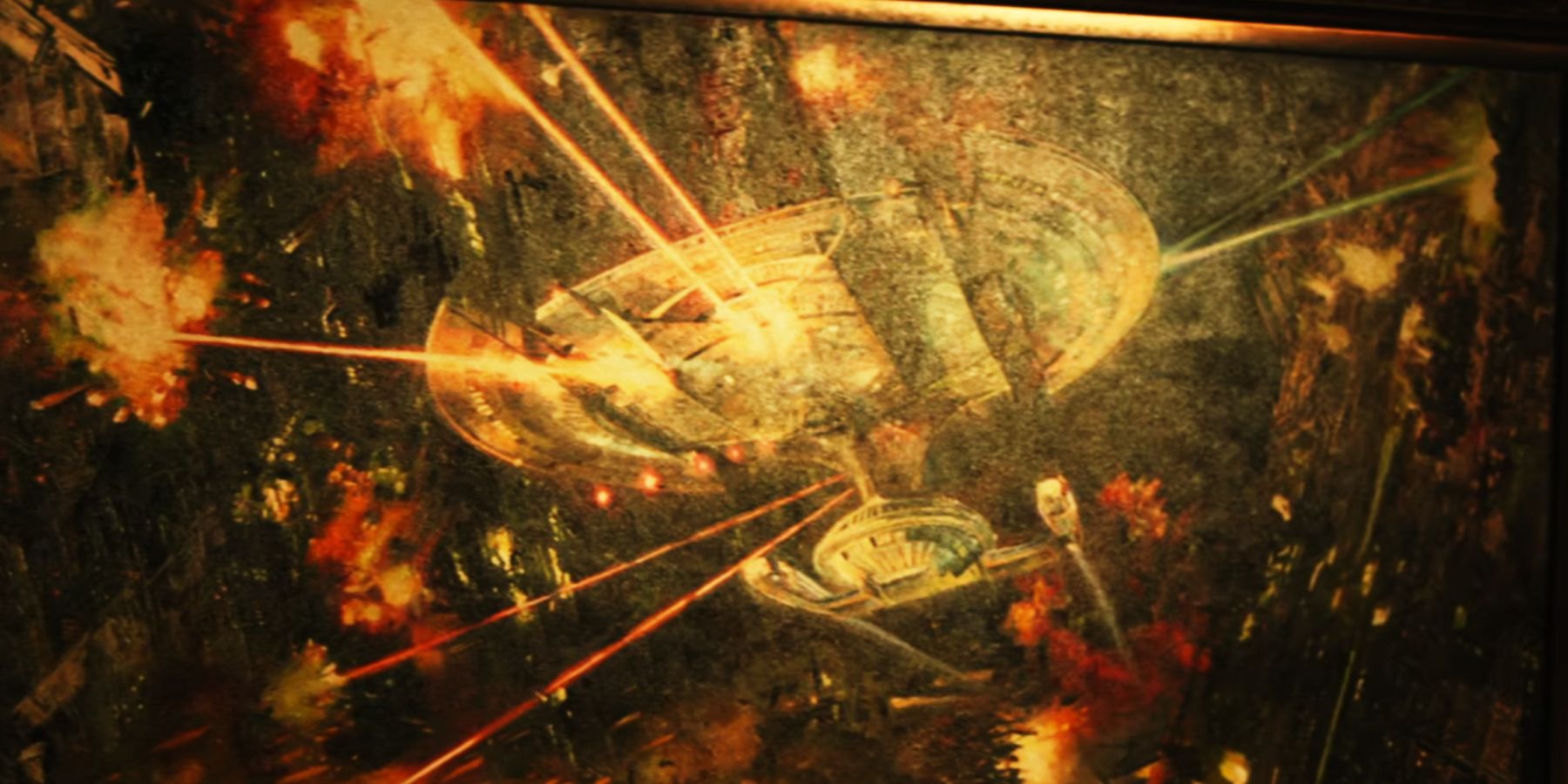 The painting of the evil Enterprise in Picard season 2