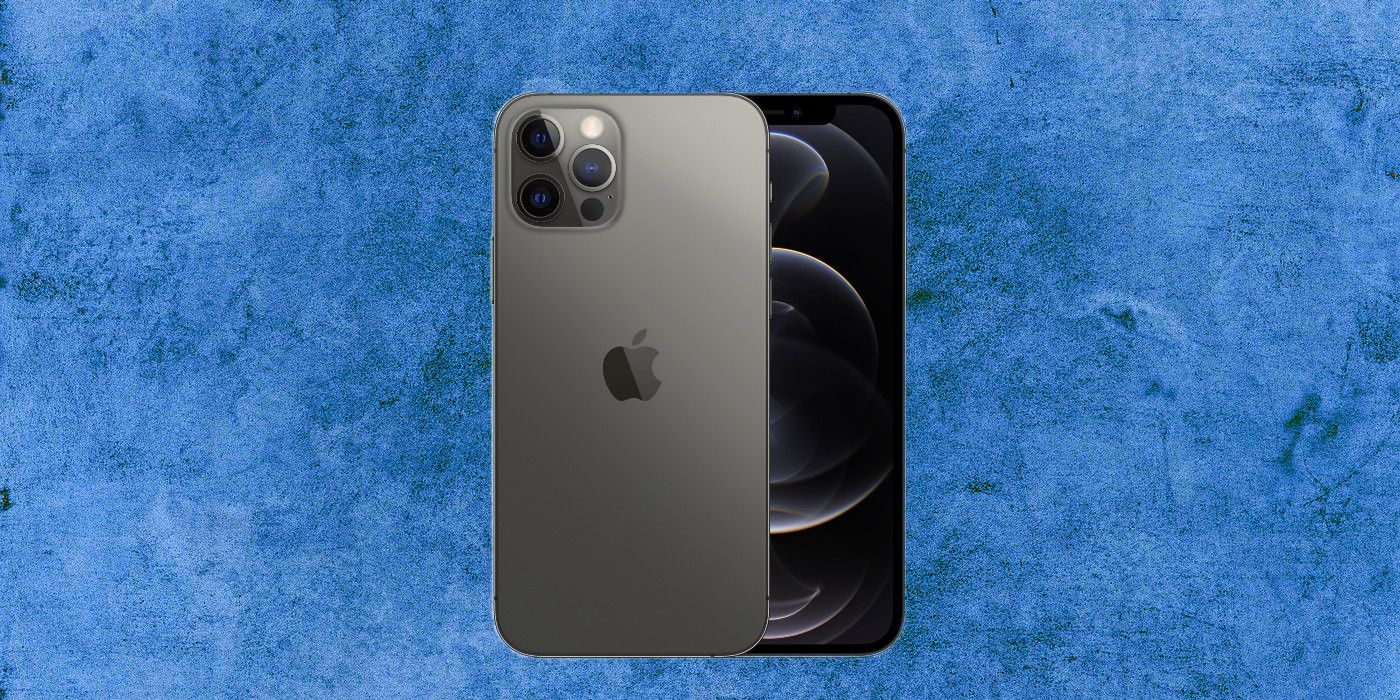 iPhone 12 Pro on custom background