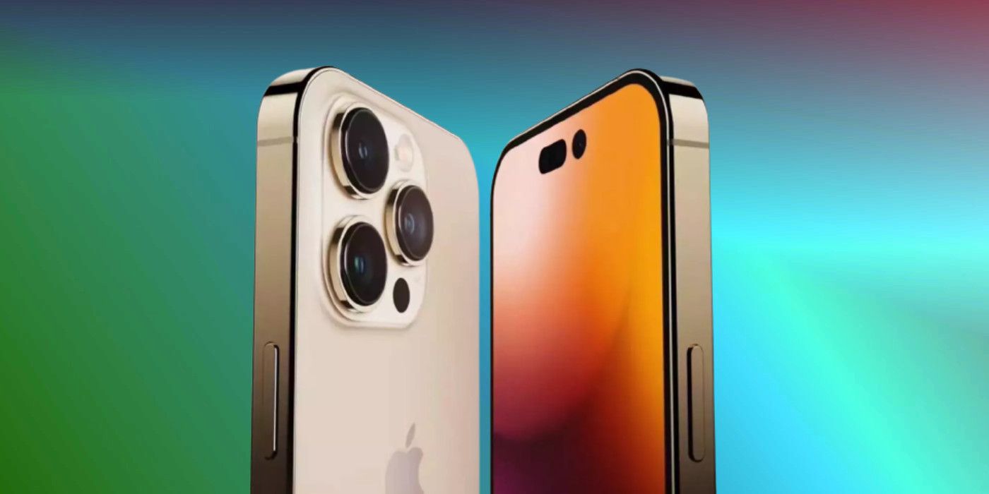 iPhone 14 Pro concept render on custom background